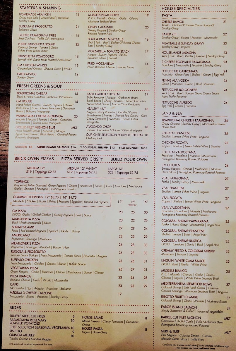 Cucina Moderna Menu - Image 4